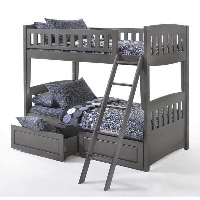 Night and Day Furniture Spices Cinnamon Twin/Twin Bunk Bed