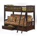 Night and Day Furniture Spices Cinnamon Twin/Futon Bunk Bed