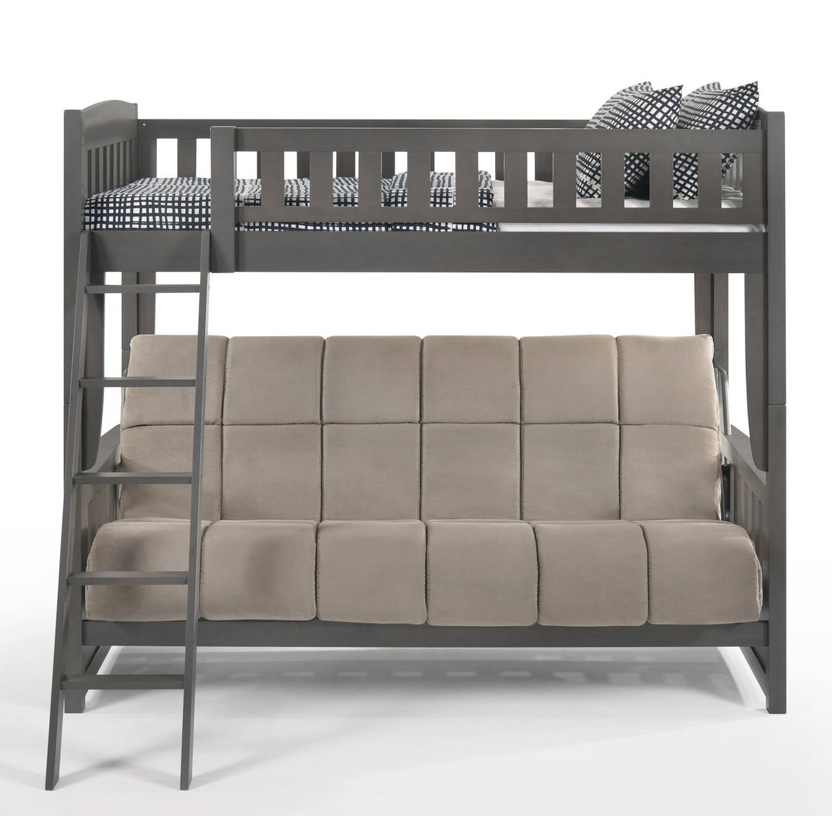 Night and Day Furniture Spices Cinnamon Twin/Futon Bunk Bed