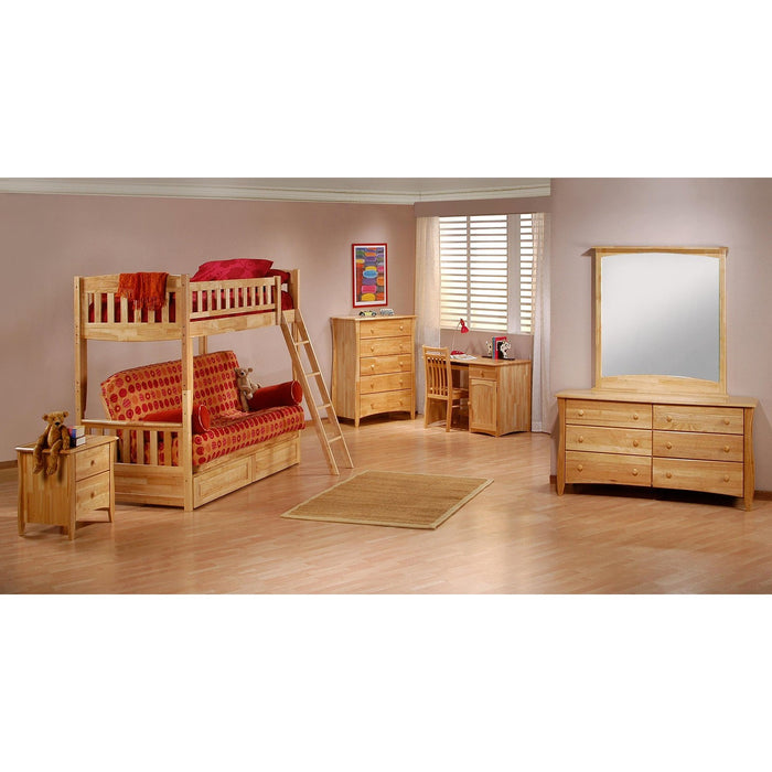 Night and Day Furniture Spices Cinnamon Twin/Futon Bunk Bed