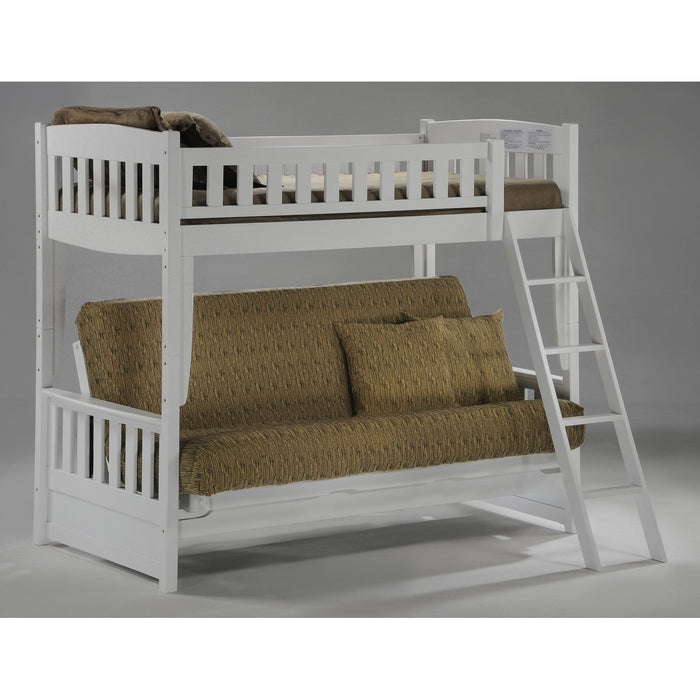 Night and Day Furniture Spices Cinnamon Twin/Futon Bunk Bed