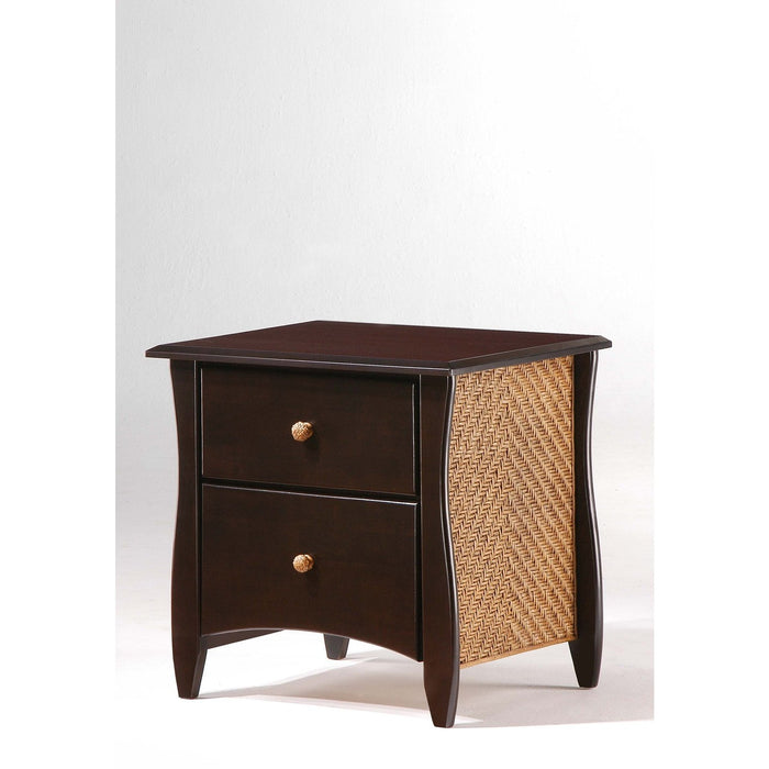 Night and Day Furniture Clove 2 Drawer Nightstand