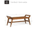 Union Home Cove Bench - Brown Leather BDM00071
