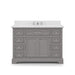 Water Creation Derby 48 Inch Cashmere Grey Single Sink Bathroom Vanity From The Derby Collection DE48CW01CG-000000000