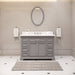 Water Creation Derby 48 Inch Cashmere Grey Single Sink Bathroom Vanity From The Derby Collection DE48CW01CG-000000000