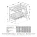 Night and Day Furniture Spices Cinnamon Twin/Futon Bunk Bed