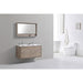 KubeBath DeLusso 48" Wall Mount Modern Bathroom Vanity