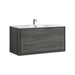 KubeBath DeLusso 48" Wall Mount Modern Bathroom Vanity