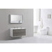 KubeBath DeLusso 48" Wall Mount Modern Bathroom Vanity