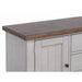 Sunset Trading Country Grove Buffet | Distressed Gray and Brown Wood DLU-CG-BUF-GO
