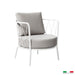 Bellini Modern Living Dasy Accent Chair Dasy ACH WHT GRY