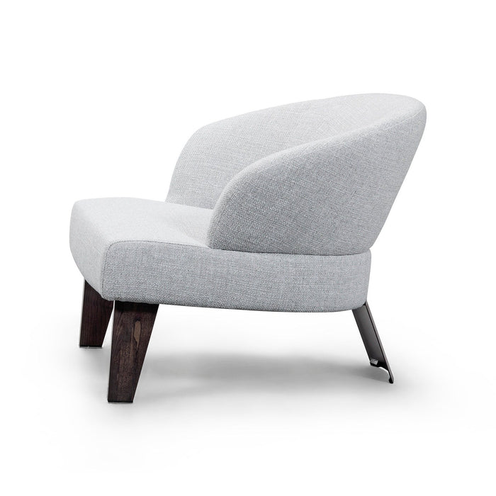 Bellini Modern Living Donato Accent Chair Light Grey Fabric Donato LGY
