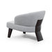 Bellini Modern Living Donato Accent Chair Light Grey Fabric Donato LGY