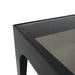 Bellini Modern Living Dynasty Coffee Table Square Smoked Glass top Dynasty CT SQ SMK
