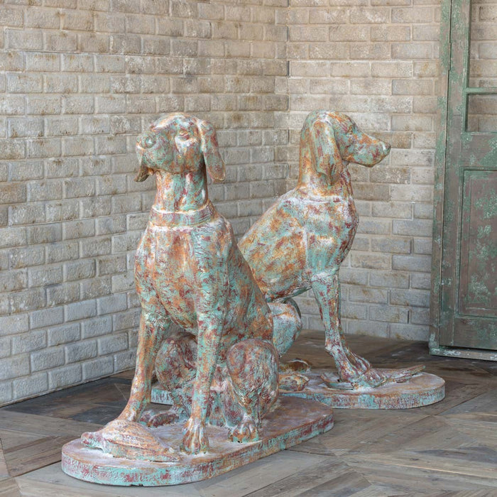 Park Hill Collection Manor Cast Iron Hound Pair, Set of 2 EAG80267