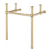Water Creation Embassy Embassy 30 Inch Wide Single Wash Stand Only in Satin Gold Finish EB30A-0600