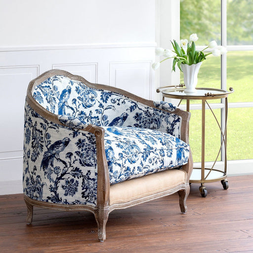 Park Hill Collections Southern Classic Bluebird Toile Settee EFS00460