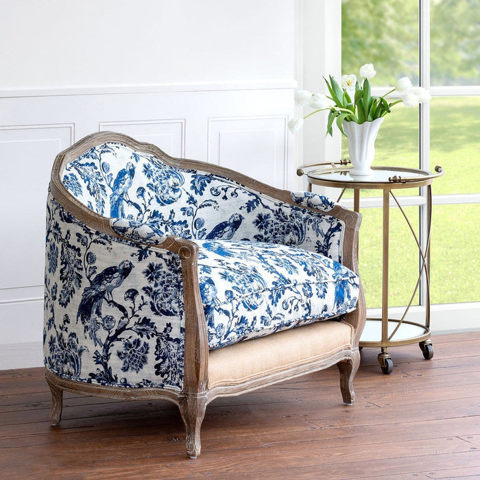 Park Hill Collections Southern Classic Bluebird Toile Settee EFS00460