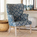 Park Hill Collections Coastal Cottage Estella Upholstered Arm Chair EFS06064