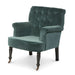 Park Hill Collection Southern Classic Elaine Cotton Velvet Upholstered Arm Chair EFS06068