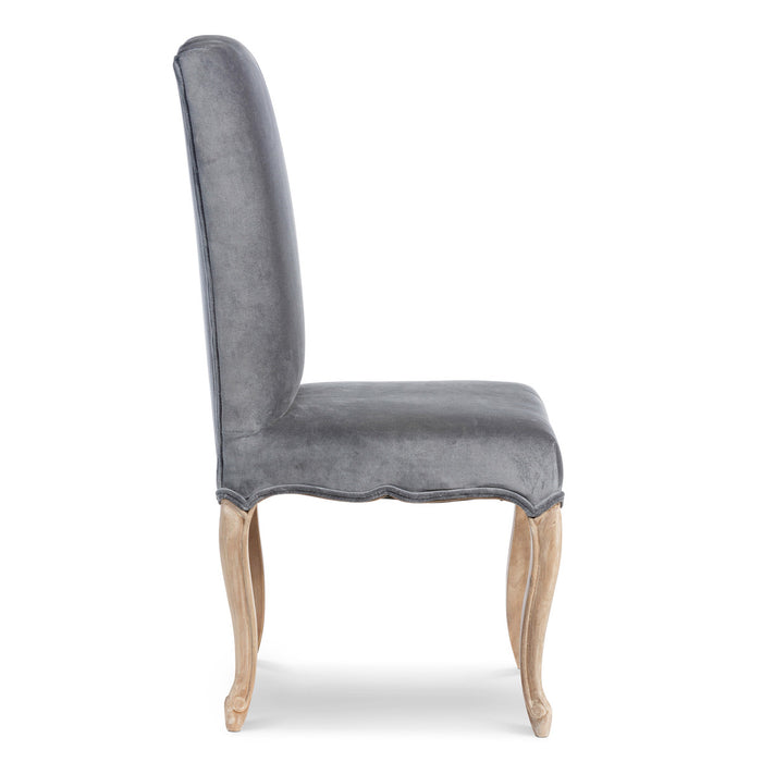 Park Hill Collection Country French Estate Cotton Velvet Upholstered Accent Chair EFS06071
