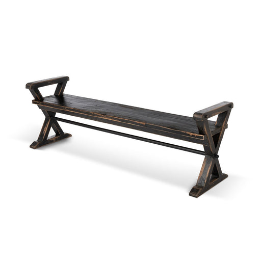 Park Hill Collections Manor Trestle Wood Bench EFS20127