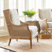 Park Hill Collections Coastal Cottage Monica Cane Back Wing Chair EFS20773