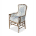 Park Hill Collection Country French Quarter Blue Provincial Fireside Chair EFS90247