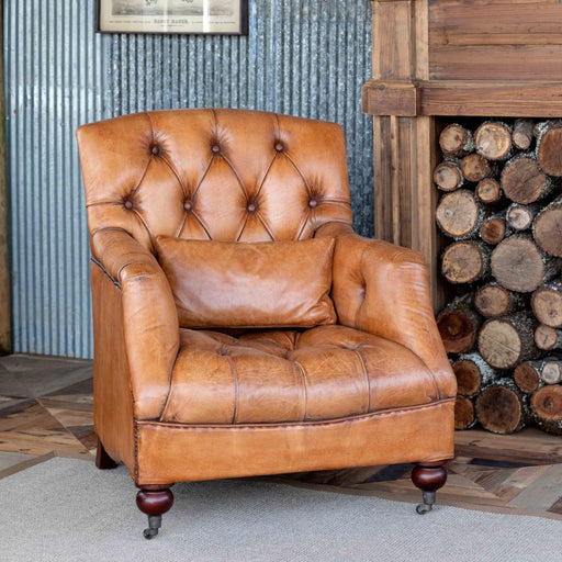 Park Hill Collections Manor Charlie Tufted Club Chair EFS90699