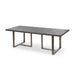 Park Hill Collection Dalton Leather Top Dining Table EFT26320