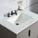 Water Creation Elizabeth Elizabeth 30-Inch Single Sink Carrara White Marble Vanity In Cashmere Grey With F2-0009-03-BX Lavatory Faucet s EL30CW03CG-000BX0903