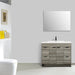 Eviva Lugano 42" Modern Bathroom Vanity with White Integrated Acrylic Sink