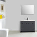 Eviva Lugano 42" Modern Bathroom Vanity with White Integrated Acrylic Sink