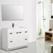 Eviva Lugano 42" Modern Bathroom Vanity with White Integrated Acrylic Sink