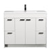 Eviva Lugano 42" Modern Bathroom Vanity with White Integrated Acrylic Sink
