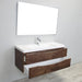 Eviva Smile 48" Modern Bathroom Vanity Set with Integrated White Acrylic Single Sink Wall Mount