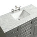 Eviva Monroe 42 in. Bathroom Vanity with White Carrara Marble Top & White Undermount Porcelain Sink