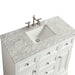 Eviva Monroe 42 in. Bathroom Vanity with White Carrara Marble Top & White Undermount Porcelain Sink