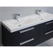 Eviva Surf 57" Modern Bathroom Vanity Set with Integrated White Acrylic Double Sink