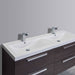 Eviva Surf 57" Modern Bathroom Vanity Set with Integrated White Acrylic Double Sink