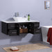 Eviva Totti Wave 48-Inch Modern Bathroom Vanity With Counter-Top And Sink