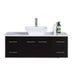 Eviva Totti Wave 48-Inch Modern Bathroom Vanity With Counter-Top And Sink