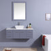 Eviva Totti Wave 48-Inch Modern Bathroom Vanity With Counter-Top And Sink