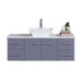 Eviva Totti Wave 48-Inch Modern Bathroom Vanity With Counter-Top And Sink