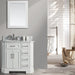 Eviva Glory 42" Bathroom Vanity with Carrara Marble Counter-top and Porcelain Sink