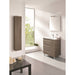 Eviva Vitta 39? Modern Bathroom Vanity with White Integrated Porcelain Sink