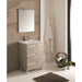 Eviva Vitta 39? Modern Bathroom Vanity with White Integrated Porcelain Sink