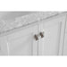 Eviva Aberdeen 78" Transitional White Bathroom Vanity with White Carrera Countertop