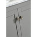 Eviva Aberdeen 84? Transitional Bathroom Vanity with White Carrera Countertop