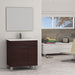 Eviva Cup 31.5" Grey Modern Bathroom Vanity with White Integrated Porcelain Sink